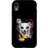 Vintage Ermellino Regalo Custodia per iPhone XR Mystical Ermellino Luna Piena Woodland Art