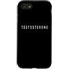 Testosterone Lover / Elegant Alternative Custodia per iPhone SE (2020) / 7/8 Testosterone Lover Classic Font/Guaritore/Terapista Design