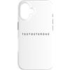 Testosterone Therapist / Elegant Font De Custodia per iPhone 16 Testosterone Terapia Principianti/Testosterone Principianti Idea
