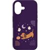 Cute Halloween Pets Custodia per iPhone 17 Carino Halloween Bassotto Fantasma Zucca Luna