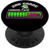 Retro Arcade Gaming Second Grade Back to 2 ° grado Caricamento 100% completo successo pronto per la scuola PopSockets PopGrip Adesivo