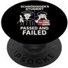 Funny Overthinker Lab Stunts Physics Maj Studente di fisica Quantum Joke Schrödinger F = ma Nerd Gift PopSockets PopGrip Adesivo