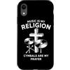 Cymbals Gift / Drummer Gifts for Men and Custodia per iPhone XR Piatti Batterista Piatti per batteria