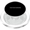 Testosterone Lover / Elegant Alternative Testosterone Lover Classic Font/Guaritore/Terapista Design PopSockets PopGrip per MagSafe