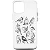 Vintage Songbird Funny Birds Gifts and A Custodia per iPhone 12/12 Pro Songbirds Y2K - Grafica vintage stile tatuaggio anni '90