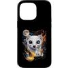 Vintage Ermellino Regalo Custodia per iPhone 14 Pro Max Mystical Ermellino Luna Piena Woodland Art