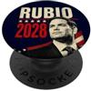 Marco Rubio USA - 2028 Fighting For Amer Marco Rubio 2028 Historic President Coming Soon PopSockets PopGrip Adesivo