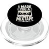 Retro Cassette Mixtape designs Ti ho fatto un mixtape Retro Cassette Music PopSockets PopGrip per MagSafe