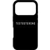 Testosterone Lover / Elegant Alternative Custodia per iPhone 17 Pro Testosterone Lover Classic Font/Guaritore/Terapista Design
