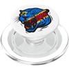 Democratic Republic of the Congo Leopard D.R. Congo, Leopardo del Congo, Kinshasa, Patriottico congolese PopSockets PopGrip per MagSafe
