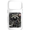 Funshop Custodia per iPhone 17 Pro Procione Raccoon Retro Rockfan