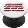 Watch TV Movies & Books on Radio Compute Sono venuto qui per masticare gomma da masticare e calci in culo e sono tutto PopSockets PopGrip Adesivo