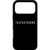Testosterone Lover / Elegant Alternative Custodia per iPhone 17 Pro Max Testosterone Lover Classic Font/Guaritore/Terapista Design