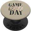 Football Family Threads Design con motivo mimetico leopardato scozzese neutro PopSockets PopGrip Adesivo