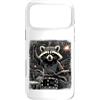 Funshop Custodia per iPhone 17 Pro Max Procione Raccoon Retro Rockfan