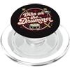 Drummer Theme Apparel Dibs sul batterista PopSockets PopGrip per MagSafe