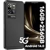 OBA Oukitel WP50 Smartphone Robusto 5G, Batteria 6500mAh, Android 14, 12GB RAM, 256GB ROM