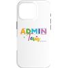 Detti divertenti sull'amministratore IT Custodia per iPhone 16 Pro Admin Team IT Specialist IT Administrator Admin
