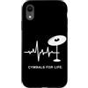 Cymbals Gift / Drummer Gifts for Men and Custodia per iPhone XR Piatti Batterista Piatti per batteria