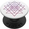 Signs and Symbols Sri Yantra Tantra Indù Fiore della Vita PopSockets PopGrip Adesivo