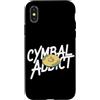 Cymbals Gift / Drummer Gifts for Men and Custodia per iPhone X/XS Piatti Batterista Piatti per batteria