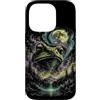 Mystical Cosmic Nights Custodia per iPhone 14 Pro Rana Cosmica Luna Foresta Natura
