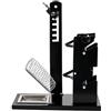Beatanug Supporto per saldatore a doppio strato in metallo con altezza regolabile | Acciaio inossidabile e plastica/bobine a doppio filo/supporto a molla/altezza regolabile/organizer sicuro per la saldatura