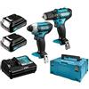 Makita CLX224SAJ power screwdriver/impact driver Black Blue