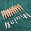 Annadue Set di Raschietti in Acciaio Inox a Forma di Dente, 10 Pezzi, per