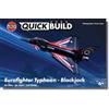 Airfix J6059 QUICKBUILD Eurofighter Typhoon - Blackjack, Aereo Quickbuild, dai 6 anni in su