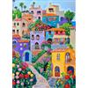 DKijoys Serene - Puzzle da 1000 pezzi, per adulti, villaggio mediterraneo, 1000 pezzi