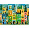 DKijoys Green City Jigsaw Puzzle da 1000 pezzi, per adulti, con fiori in vaso, alberi, puzzle da 1000 pezzi