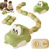 Adius Magnetic Snake Game Eating Itself, Giocattolo Interattivo Magnetico Radiocomandato con Luci e Suoni, Gioco per Tutta la Famiglia, Regalo per Bambini e Adulti (Verde)