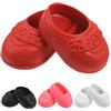 Uonlytech Scarpette per Bambole da 17cm, Set 4 Paia in Plastica | Adatte a Bambole Bebé e Scene Casa, Fit Stabile, Collezione per Ragazzo Ragazza e Collezionisti