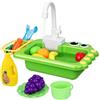 Generico Spielspüle Mit Fließendem Wasser - 42x26x29cm Elektrisches Spülbecken | Spielzeug Kinder, Vorgeben Rollenspiel Waschbecken Set, Küchenspielzeug Kleinkinder | Interaktives Wasserzirkulationsspielzeu