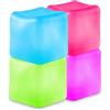 GUHIRALONA 4 blocchi sensoriali morbidi da spremere, per uso manuale, quattro colorati in verde, rosa, viola e blu