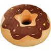 KUKUShining Ciambella Di Peluche, Cuscino Rotondo Morbido Imbottito Bambola Carina Ciambella Di Peluche Giocattolo Per Seggiolino Sedie Decorazioni(Brown,58cm/22.8in)