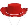 I LOVE FANCY DRESS LTD Cappello da cowboy rosso per bambini, accessorio per cappello da cowboy e cowgirl, perfetto per feste a tema Wild West e cowboy, Giornata mondiale del libro o qualsiasi altro evento in maschera