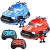 Mapille 2 pezzi Autoscontro Telecomandato, 360° Drift Stunt Bambini Giocattolo Auto, Macchina Telecomandata per Bambini, 2,4 GHz Autoscontri Telecomandati, RC Bumper Car con Bambola Rimbalzante