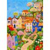 DKijoys Idyllic Fishing Village - Puzzle da 1000 pezzi, per adulti, mediterraneo, villaggio collinato, 1000 pezzi