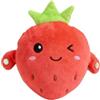 Pealeaf Peluche banana musicale interattiva, giocattolo tattile con suoni piano, morbido pupazzo sensoriale educativo per bambini e regalo (C)