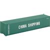Walthers SceneMaster Walthers Ho Scale 40' Corrugated-Side Shipping Container China Shipping (Green) by Cornerstone