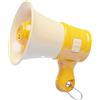 LOVIVER Megafono con portachiavi portatili a catena con alteratori di giochi da gioco piccolo toro bullhorn per adulti di età compresa tra 5 ragazzi, Giallo