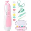 Qunlions life Tagliaunghie elettrico 12 in 1 tagliaunghie per bambini, kit sicuro con tagliaunghie, forbici, pinzette e lime per unghie