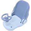 Alomejor Sedia da Bagno Regolabile per Neonato a Forma di Auto con Seduta Stabile | Materiale PP ecologico, bordi lisci senza sbavature, superficie TPE antiscivolo rialzata, ventose angolari per massima
