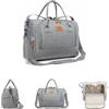 Cangaroo borsa per pannolini Jossie, fasciatoio, zip, tracolla regolabile, colorazione:grigio