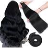 Hotlulana Extension Capelli Veri Biadesivo Nero(#1) Extension Capelli Veri 14Pollici 40pcs 35cm 80g Extension Biadesive Capelli Veri Invisible Skin Weft Remy 100% Tape in Hair Extensions Human Hair.