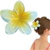 Générique Fermagli artigli a fiori per capelli spessi, con artiglio hawaiano, accessorio per abbigliamento forte e mantenimento per donne e ragazze adolescenti