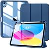 TiMOVO Cover per iPad A16 11. Gen 11"&10. Gen 10,9", Grigio Blu