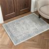 BEIMO Tappeto Salotto Pelo Corto Vintage, Tappeto Camera Da Letto, Tappeti Cucina Antiscivolo Lavabile, Tappeti Persiano per Ingresso, Soggiorno, Sala, Grigio Chiaro, 60x90cm